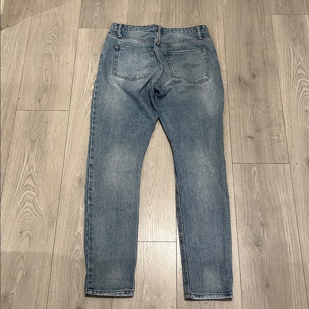 Distressed Blue Jeans - Picture 5 of 5